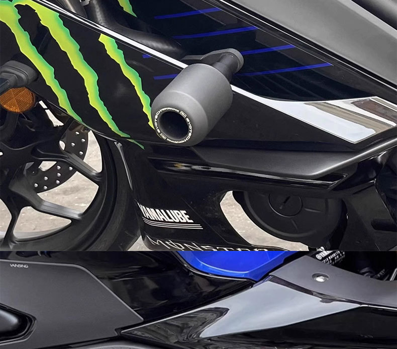 Suitable for Yamaha R3 2019-2024 Engine Modified Body Anti-Fall Ball Rubber Ep Bumper