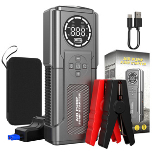 Car Emergency Starting Power Supply Air Pump All-In-One Machine跳 Starter with Air Compressor