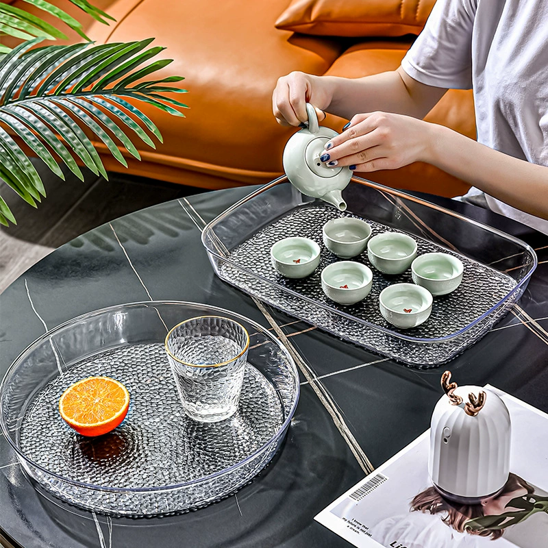 ПЭТ ящик для хранения фруктов и овощей бытовой пластиковый прозрачный лоток для хранения кухонный лоток большой емкости ящик для хранения без крышки