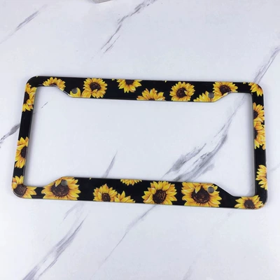 Cross-border Foreign Trade Canada North America License plate holder/license plate holder - sunflower