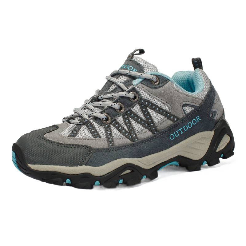 2025 primavera y otoño transfronterizos zapatos de montaña resistentes al desgaste zapatos deportivos casuales al aire libre de malla zapatos de senderismo transpirables