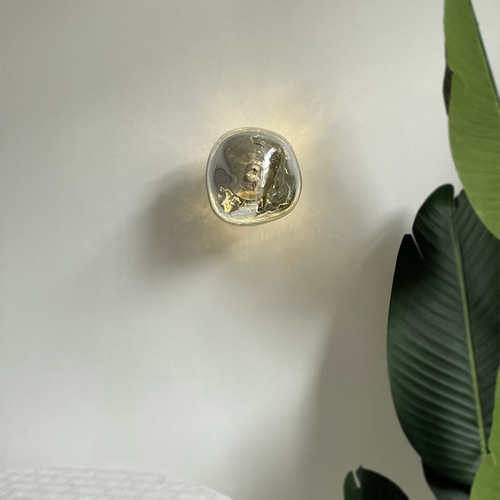 Nordic Art Lava Glass Wall Lamp Designer Creative Living Room Bedroom Bedside Corridor Entrance Background Wall Lamp