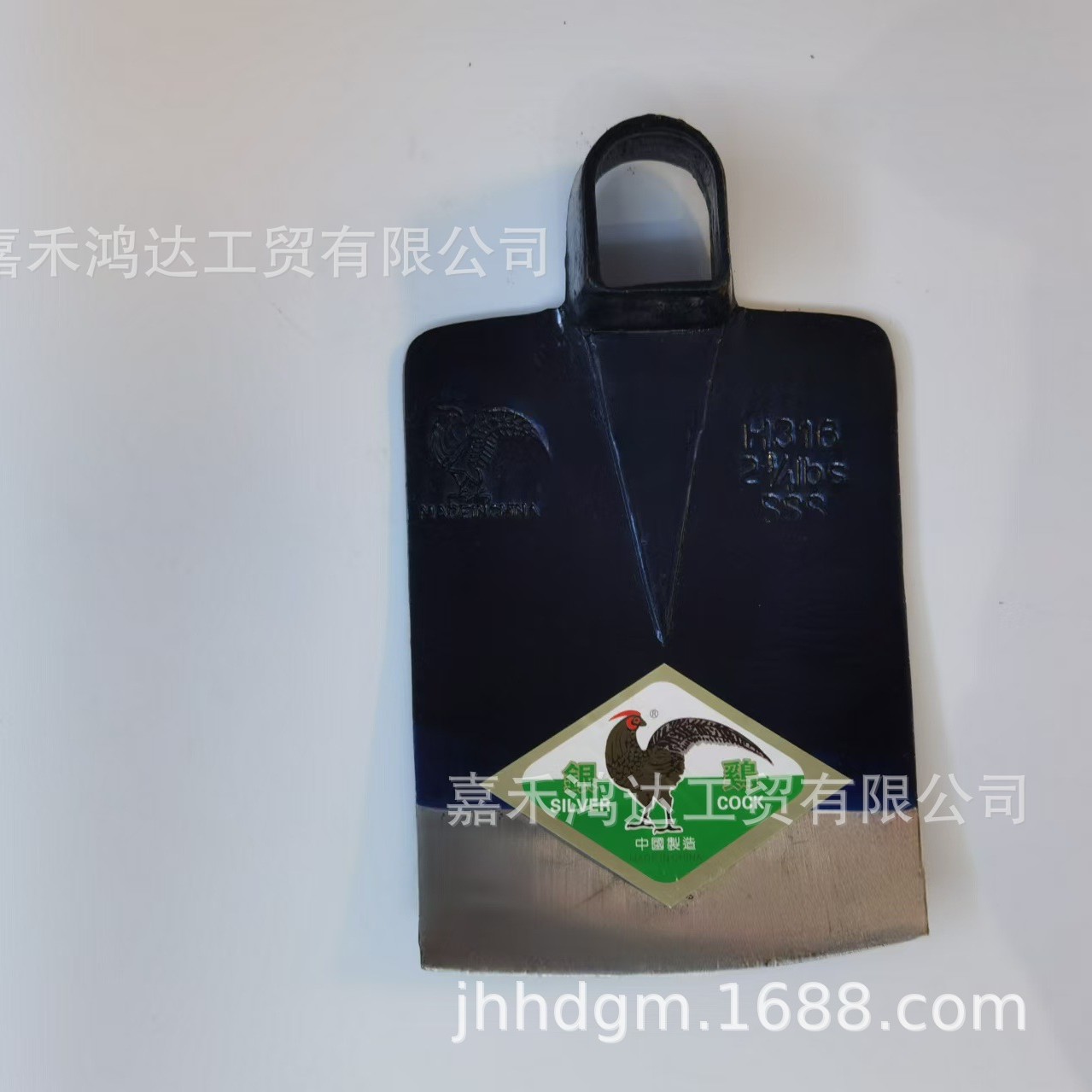 厂家出口印度尼西亚H316 2.25LB 1.0kg 轨道钢一体锻造银鸡牌锄头
