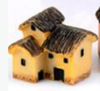 Moss micro -landscape ornaments 6 thatched house house resin small house creative crafts Zakka wind