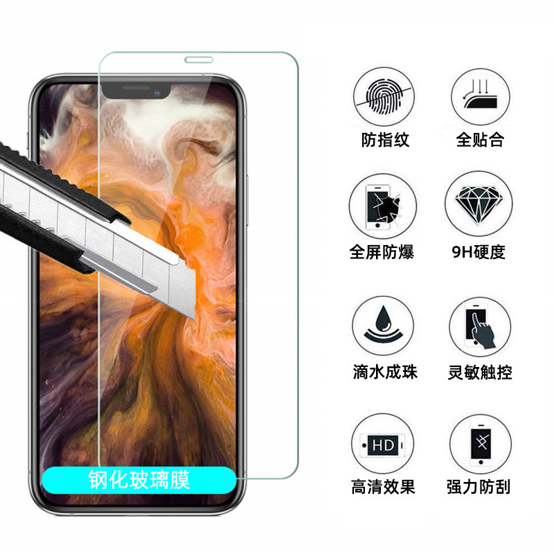 Aplicable a iPhone15 / 16 PRO / MAX película de teléfono endurecido de alta definición Apple 14 / 13XSmax película protectora de teléfono