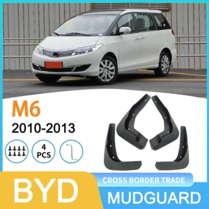 BYD M6 2010-2013 üçün avtomobil təkər palçıqqoruyucuları