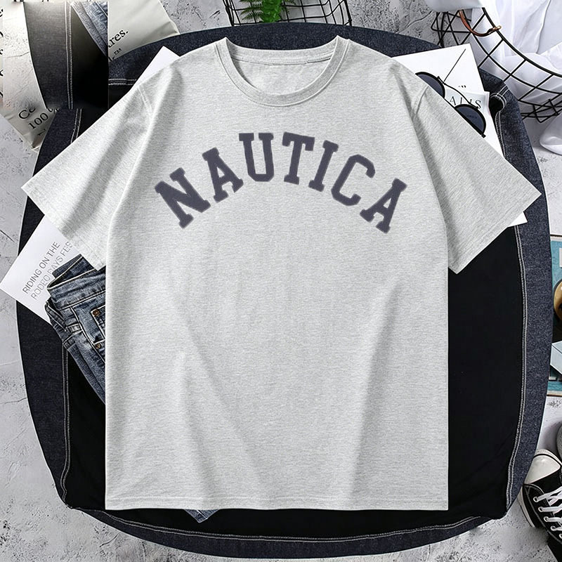 Cross-border men's casual round-neck printed T-shirt, fashionable and versatile, new summer style, American-style, large size, loose casual short-sleeve T-shirt Cross-border men's casual round-neck printed T-shirt, fashionable and versatile, new summer style, American-style, large size, loose casual short-sleeve T-shirt