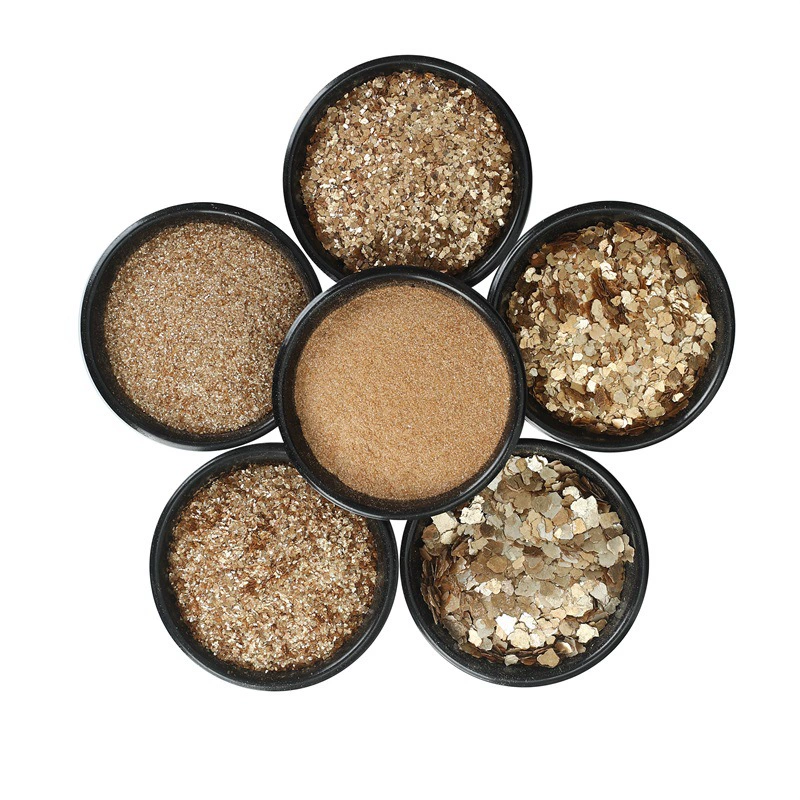 Поставка синтетического слюдяного порошка косметического сорта синтетической слюды Керамический сорт синтетическое золото