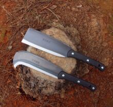 户外刀具野外求生刀大号直刀鹰嘴勾刀砍柴刀开路刀锰钢刀