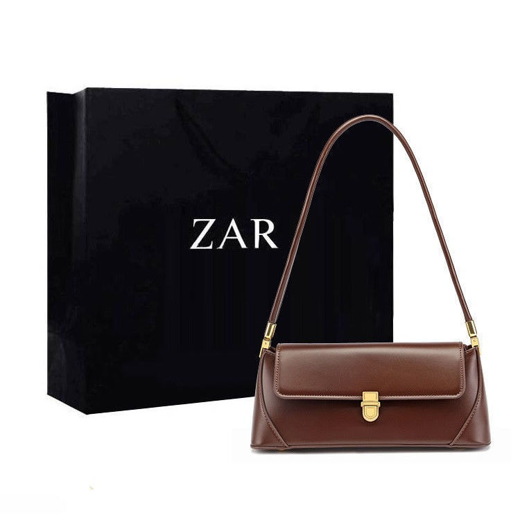 Women's Bag 2025 Autumn and Winter New Baguette Bag Niche Design High-End Simple Underarm Bag Textured Shoulder Bag for Women