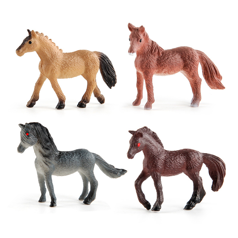 Simulación transfronteriza freisma modelo de caballo árabe mini 12 mundialmente famoso caballo animal decoración adornos estáticos