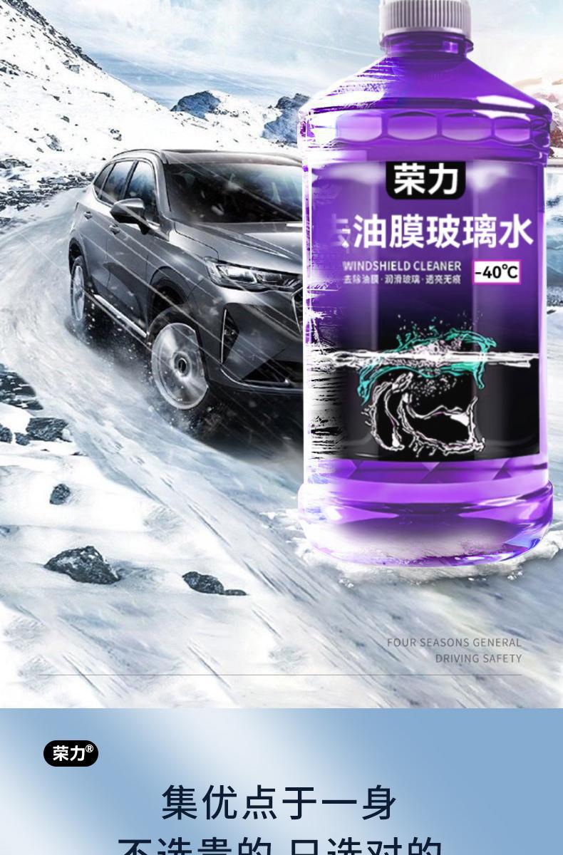 Genuine Oil Film Remover for Car Glass, Anti-Stain, Summer Rain Protection, Cleaning and Maintenance, Winter Anti-Freeze, All-Season Use