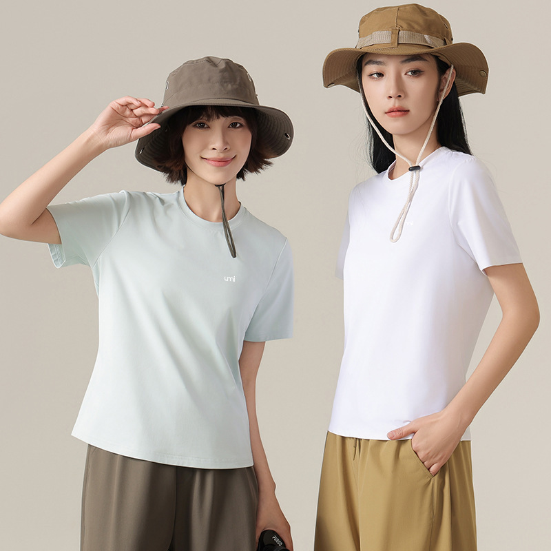 White Short-sleeved T-shirt Women's Traceless Breathable Quick-drying Short-sleeved T-shirt Round-neck T-shirt Women's Summer T-shirt