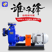 ZW自吸式排污泵无堵塞工地380V防爆泥浆泵化粪池污水泵大型垒德株