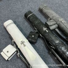 台球杆包杆包台球十字架双孔杆桶手工杆桶杆包大头杆便携手提
