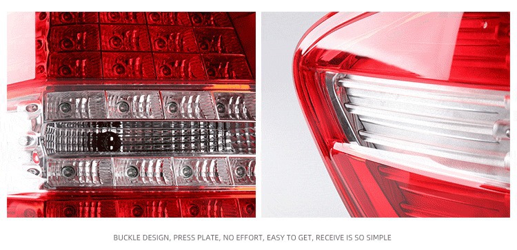 Suitable for Mercedes-Benz 09-11 Ml-Class W164 Car Exterior Tail Lights, Cross-Border Popular Brake Rear Tail Lights