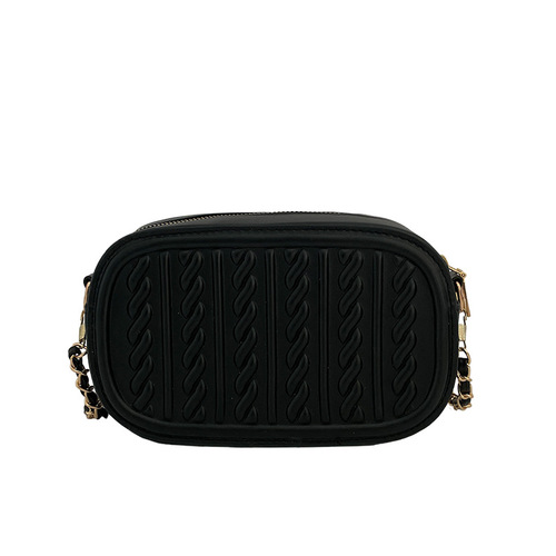 Wholesale 2024 summer new style fashion chain women's shoulder bag high-end embossed crossbody bag versatile portable small square bag