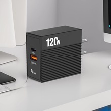 qc3.0快充充电头5V9V12V快充欧美规英规双口usb充电器 PD120W协议