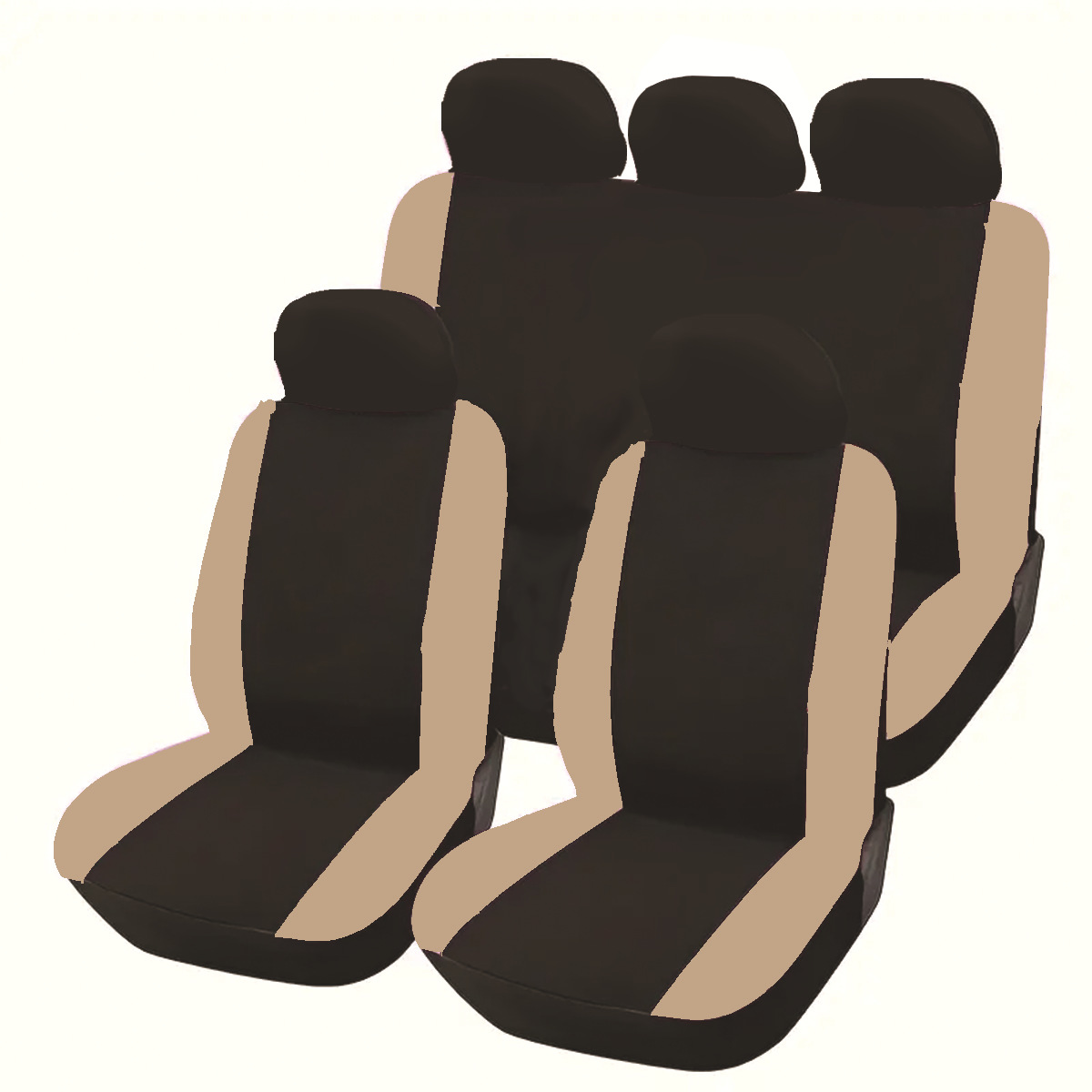 Personalidad transfronteriza a juego, tableta para automóvil completa, 5 asientos, juego de 9 piezas, cojín para asiento, funda de asiento decorativa cómoda y transpirable para automóvil general
