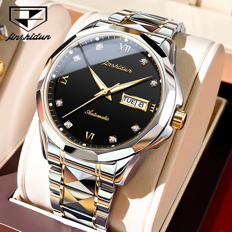 Swiss Genuine Wave ­ Qin Watch Men's Wholesale Business Waterproof Fully Automatic Mechanical Watch Luminous Fashion Watch