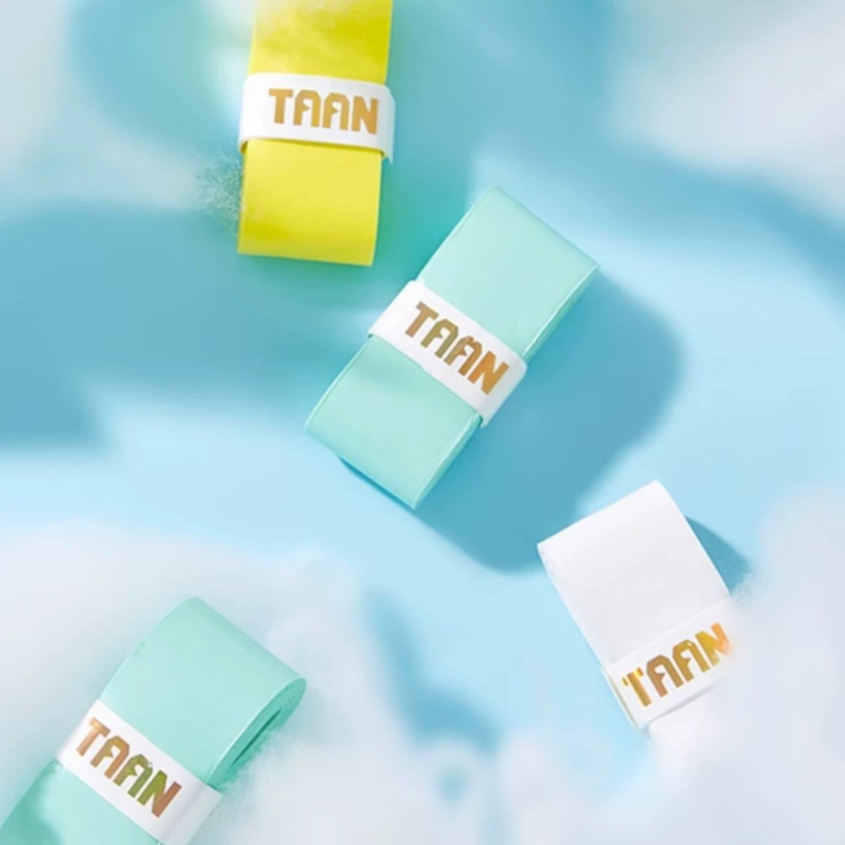 Tai Aang TAAN Бадминтон Бадминтон Jelly Cloud Jelly Fish Drives Twlerate Милая впитывающая пот анти-скольжение лента для пота H19