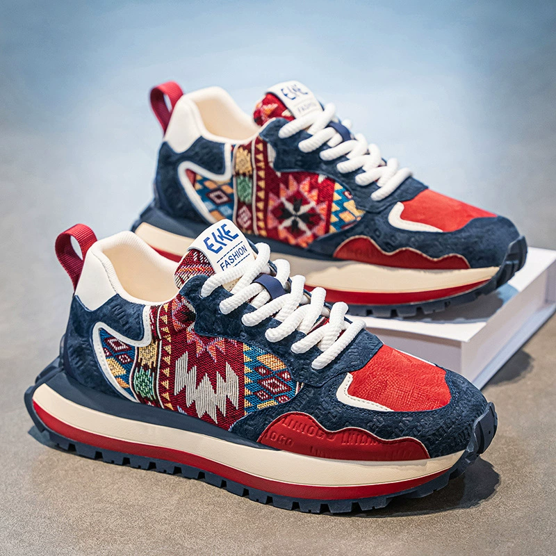 Мужская обувь на европейской станции зимний прилив высокого уровня дикий повседневный