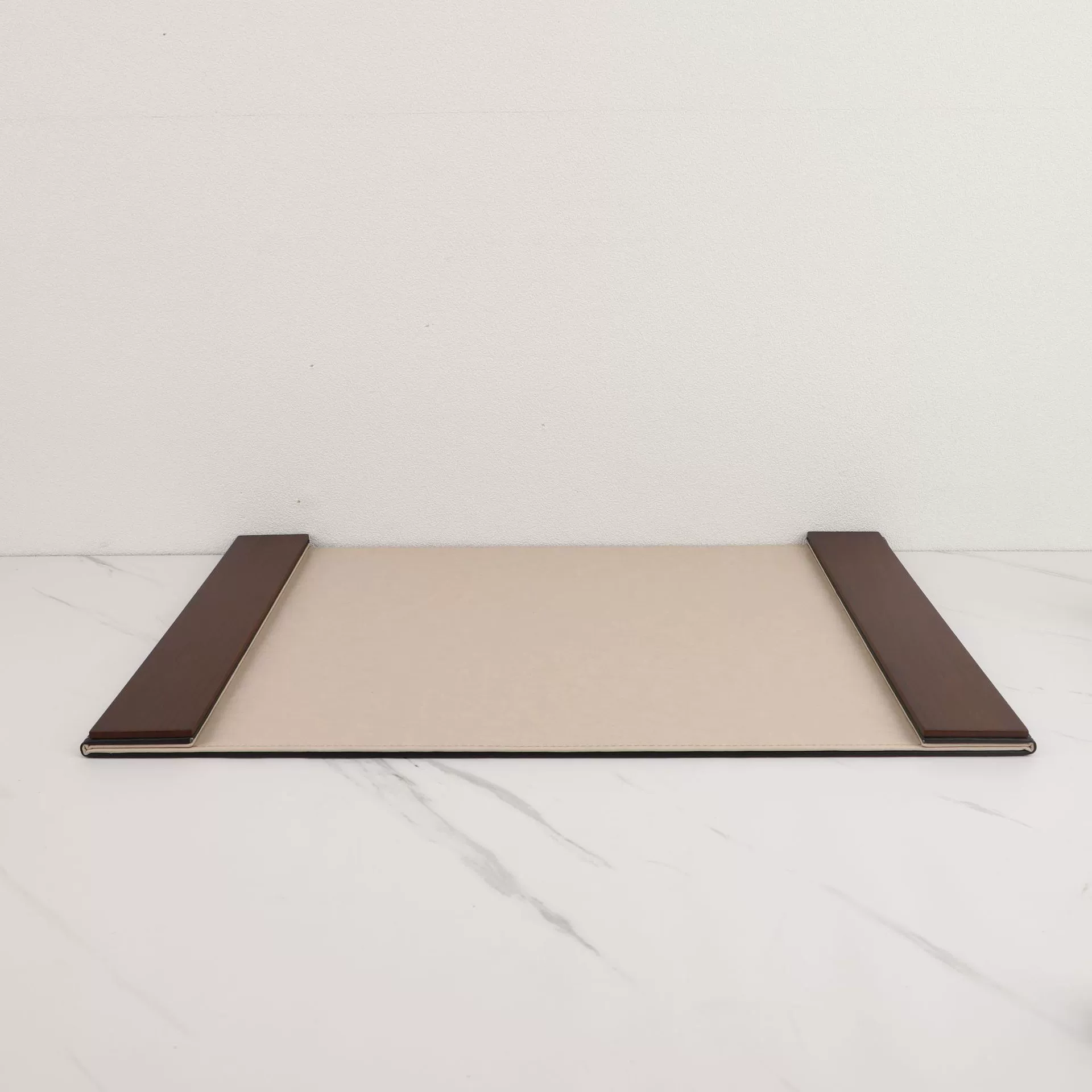 fabric countertop Leather Desk Mat from Yomiego