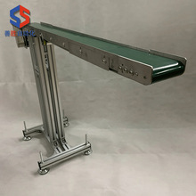 微型输送机小型皮带机不锈钢食品级传送带输送带斜坡爬坡式上料机