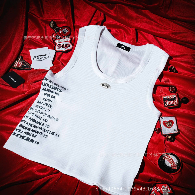 ARIRANG 2026 BTS World Tour Support Apparel Pop-up Store Vest T-shirt