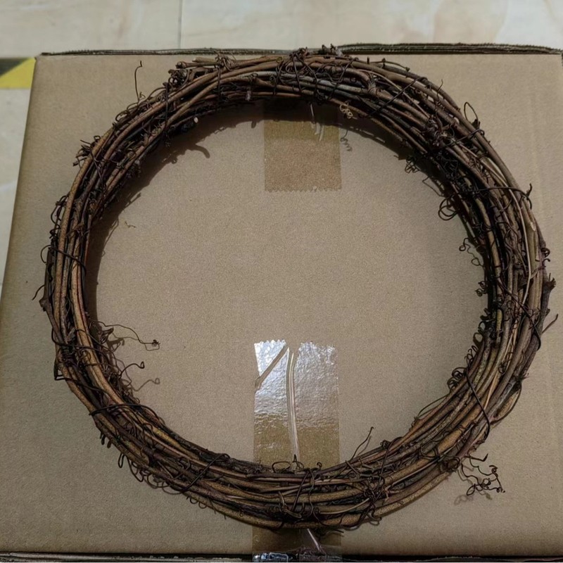 新款圣诞花环40cm松果跨境led发光橱窗门挂花圈圣诞节装饰品|undefined