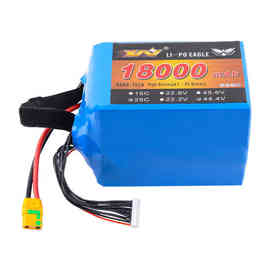 航模锂电池12S 44.4V 18000mah 25c无人机植保机大容量电池航拍