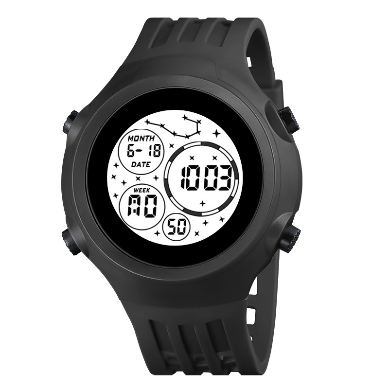 Nuevo estudiante deportes al aire libre reloj electrónico de moda juvenil multifunción reloj despertador luminoso reloj electrónico fábrica al por mayor