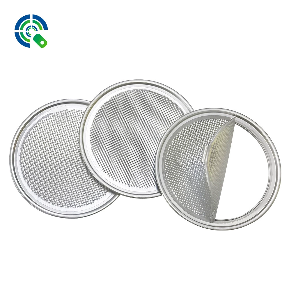 Легко открывающаяся крышка для сухого порошка в железных банках, диаметр 154, круглая серебряная алюминиевая крышка с тиснением, крышка из алюминиевой фольги с легким вскрытием в наличии.