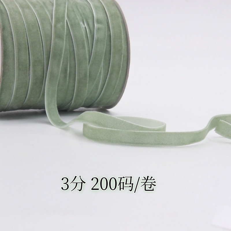 Cinta flocada Tianyimei Cinta de terciopelo Todas las especificaciones son completas, correas para el cabello, correas, ropa, correas, correas de colores