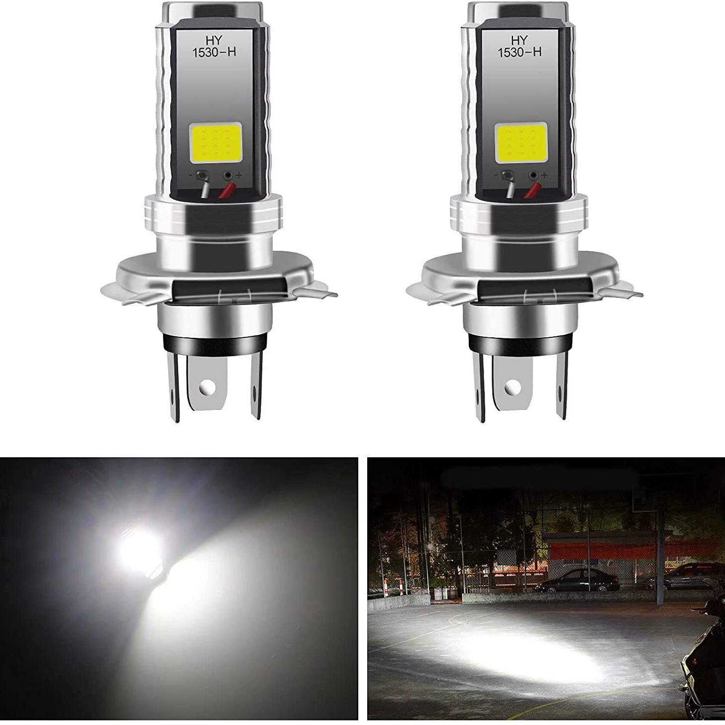 Мотоциклетный свет H4 COB мотоциклетная светодиодная головная фара BA20D H6 электрические фары для автомобиля встроенная сверхяркая светодиодная съемочная лампа