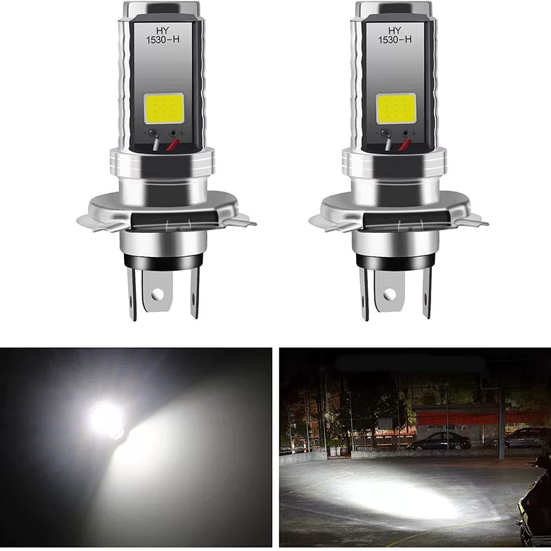 Мотоциклетный свет H4 COB мотоциклетная светодиодная головная фара BA20D H6 электрические фары для автомобиля встроенная сверхяркая светодиодная съемочная лампа