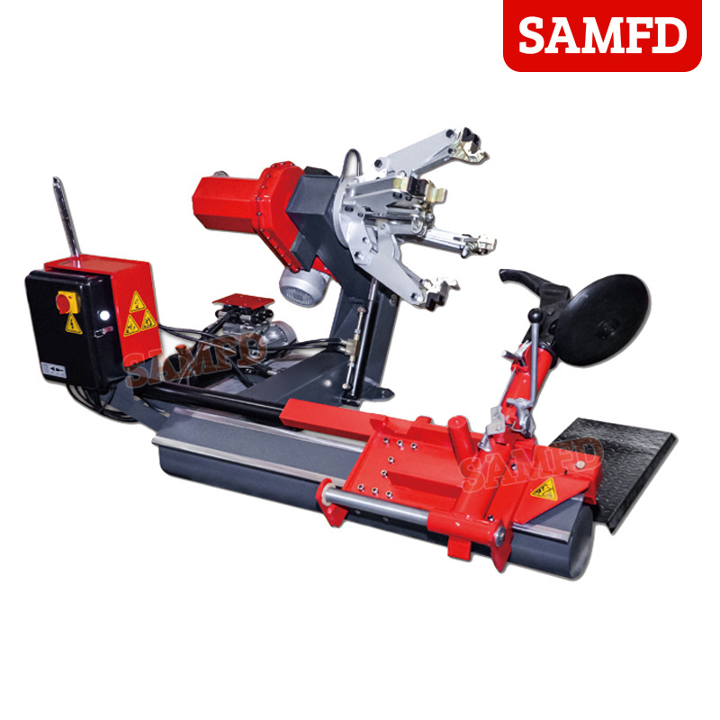 Desmontaje automático de neumáticos de coche grande máquina cambiador de neumáticos camión vacío neumático interior cambiador horizontal