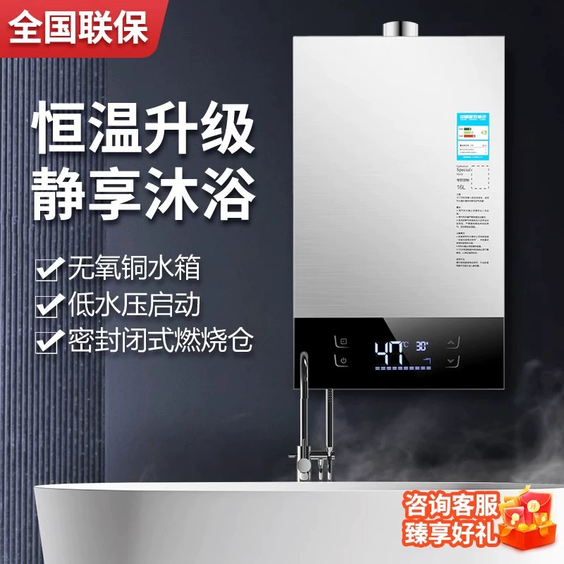 Оптовый газовый водонагреватель HP Mrs. Natural Gas, газовый, мебельный, сжиженный газ, мощный, балансный, 16 л