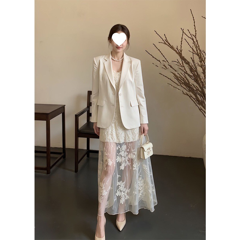 设计高级感独特别致超好看飘带短外套女春秋休闲气质百搭v领西装|undefined