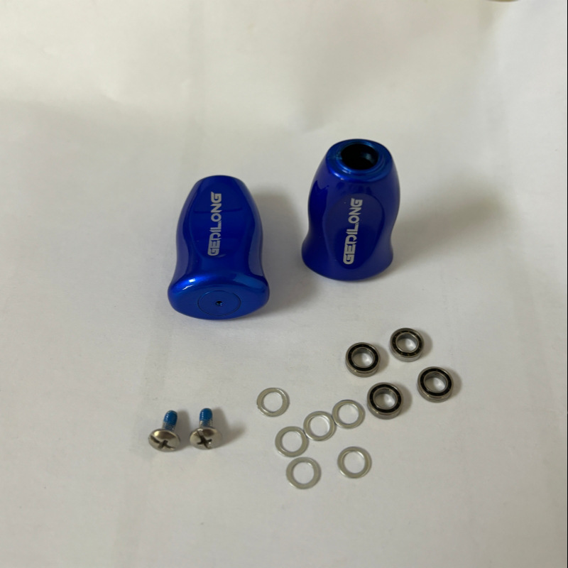 2 blue grip pills + 4 bearings + 4 spacers