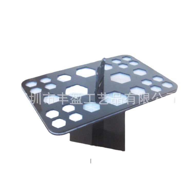 丰盈供应黑色款亚克力化妆刷晾晒架 晾刷收纳架