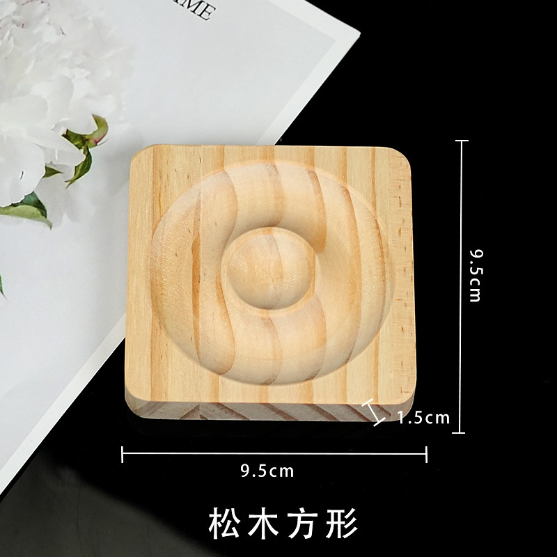 水晶串珠盘拼装松木设计盘手串展示盘手工珠子收纳盘手链托盘串珠|undefined