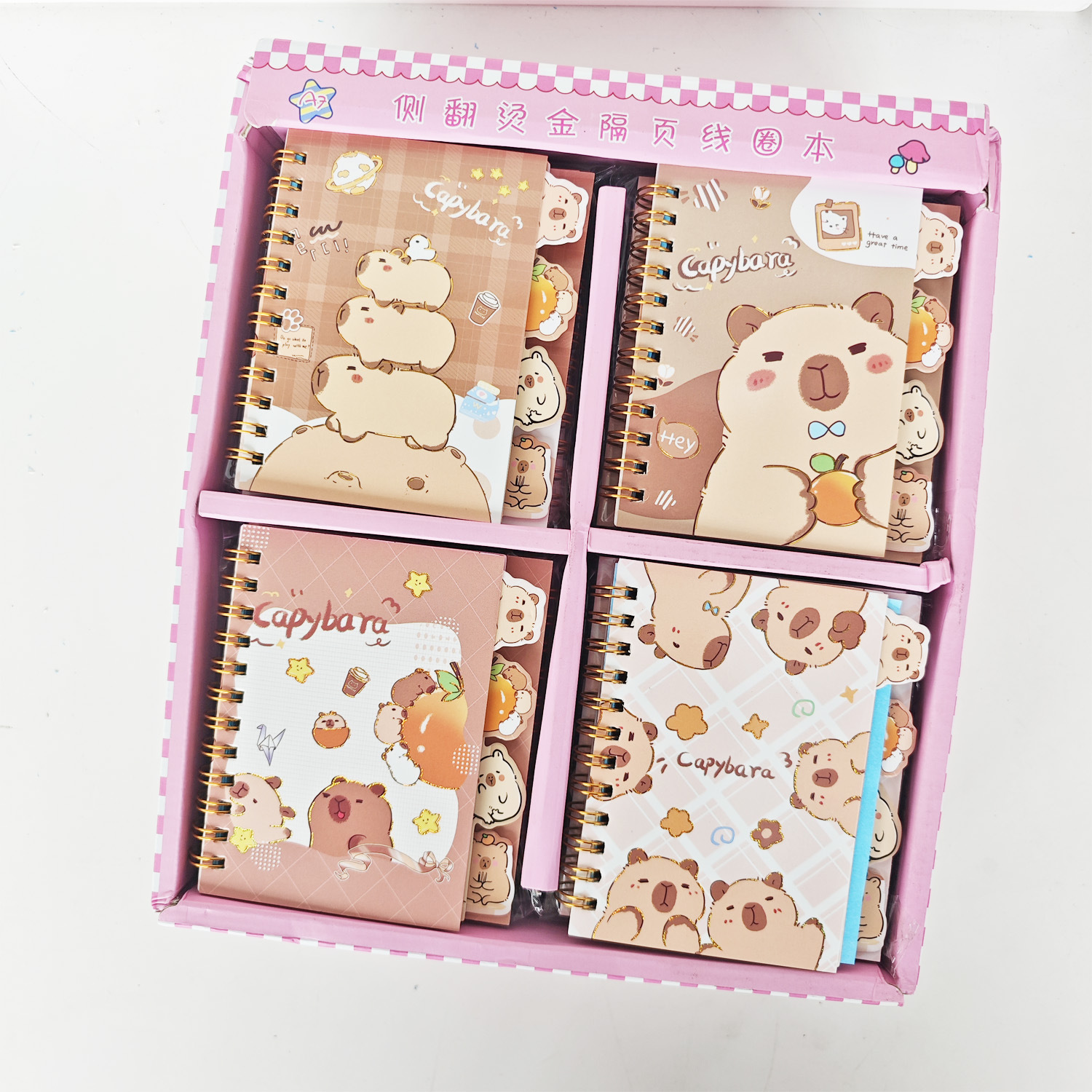 Creativo nuevo libro de círculo de línea Stitch de dibujos animados de alto valor Stitch libro de cuentas portátil para estudiantes al por mayor