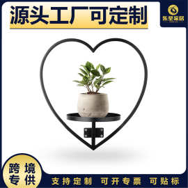 室内植物壁挂花盆金属植物悬挂架壁饰可安装悬挂窗台架户外置物架