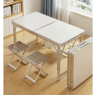 Outdoor Folding Tables and Chairs, Portable Folding Tables for Night Market Stalls