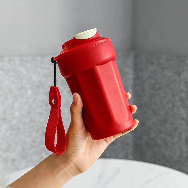 网红不锈钢保温杯内胆咖啡杯便携随行吸管水杯女不锈钢保冷杯子男|undefined