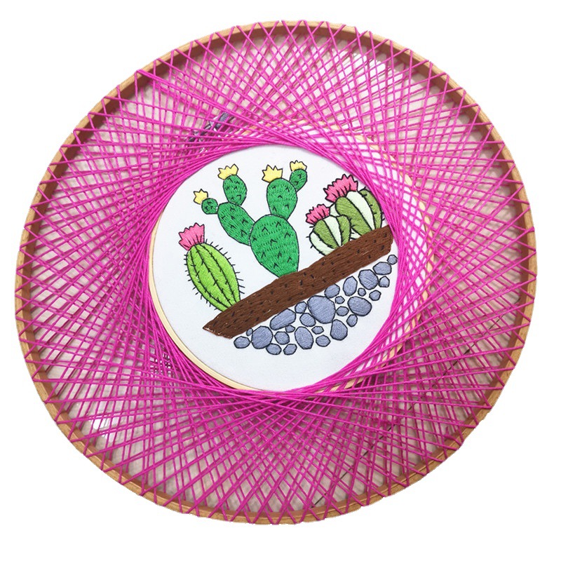 Máquina de tejer para niños en el área de jardín de infantes simple tapiz máquina de tejer creativo DIY tejido a mano bordado de costura marco