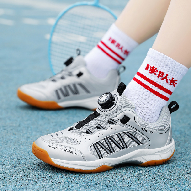 New Spring/Summer Badminton Shoes for Boys and Girls, Lightweight Mesh Table Tennis Shoes, Breathable and Non-Slip for Competition and Training, Tennis Shoes