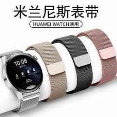 Huawei gt5、Xiaomi、Samsung 6m、Lanis ステンレススチール watchgt6 メタル磁気ループウォッチストラップに適しています。