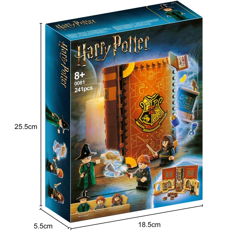 Набор строительных блоков (совместим с LEGO Harry Potter) — замок в стиле Хогвартса и фигурки, варианты с несколькими деталями
